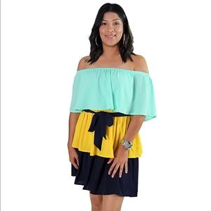 Colorblock Dress